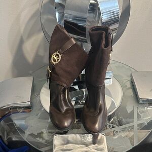 Michael Kors, suede and leather boots